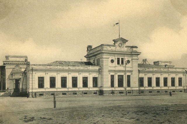ок.1913 - Здание Савёловского вокзала (почтовая карточка)