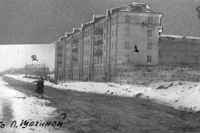ок.1947 - Ул. Первомайская, впереди дом ИТР-1