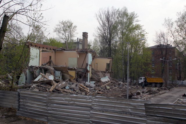 05.05.2009 - Снос старого здания детского сада №8