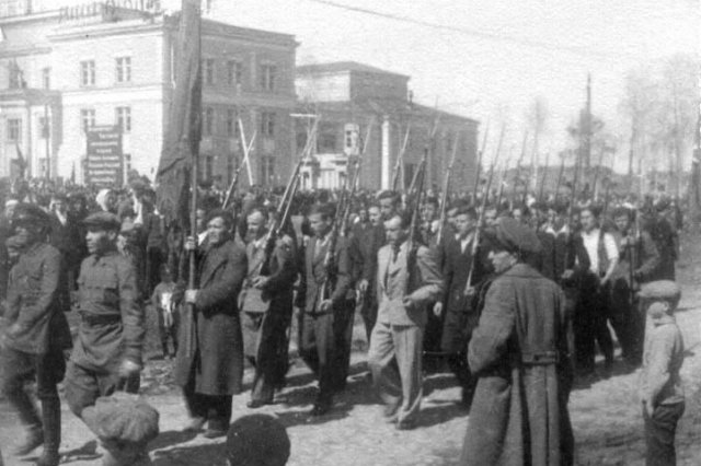 01.05.1940 - ДК "Вперед". Демонстрация 1 мая 1940 года