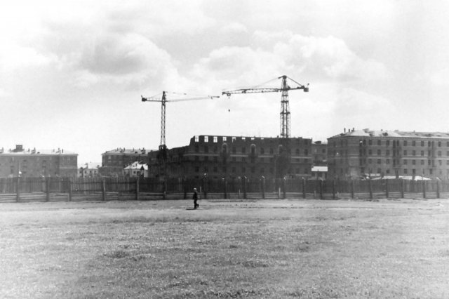 1957 - Вид от ДМЗ в сторону улицы Циолковского