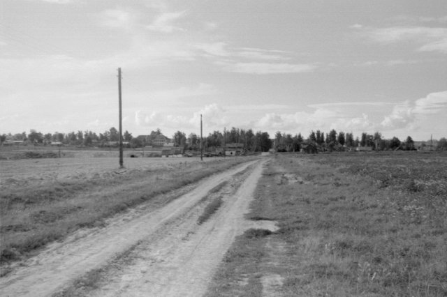 1957 - Вид на Котово из Долгопрудного