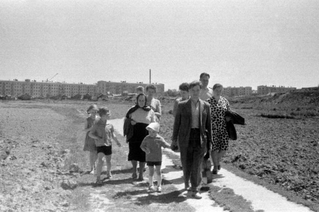 1965 - Вид в сторону ул. Дирижабельная