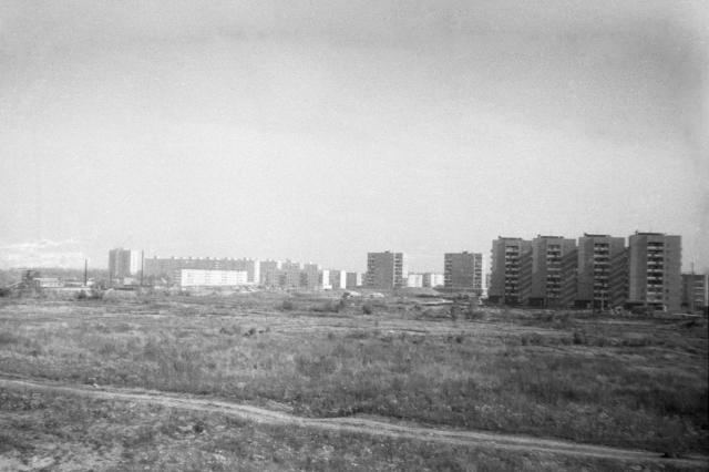 1973 - Вид из окна дома Спортивная 7 в сторону ул. Дирижабельная