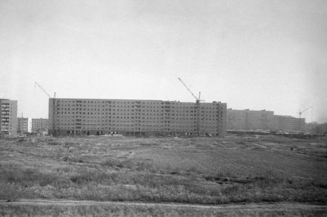 1973 - Вид из окна дома Спортивная 7 в сторону ул. Лаврентьева