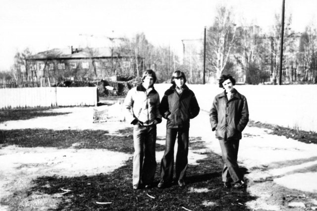 1978 - Хоккейная площадка на стадионе