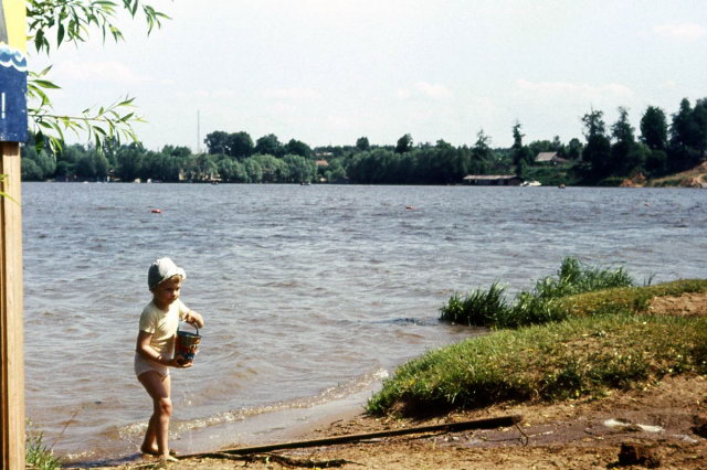 1969 - На пляже ДМЗ, вид в сторону Котово