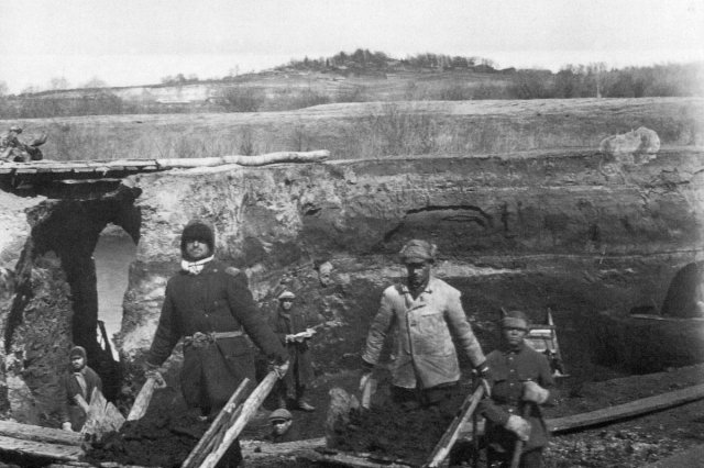 1933-35 - Земляные работы в Хлебниково
