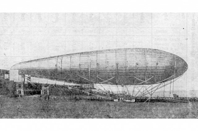 1912 - Итальянский полужесткий дирижабль "P"