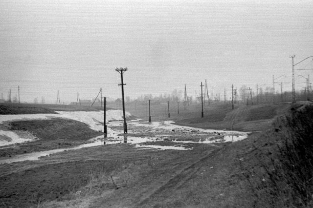 1962 - Справа видна платформа "Водники"
