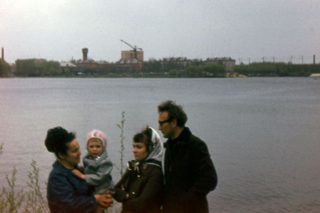 1972 - Вид на "Водники" со стороны Котово