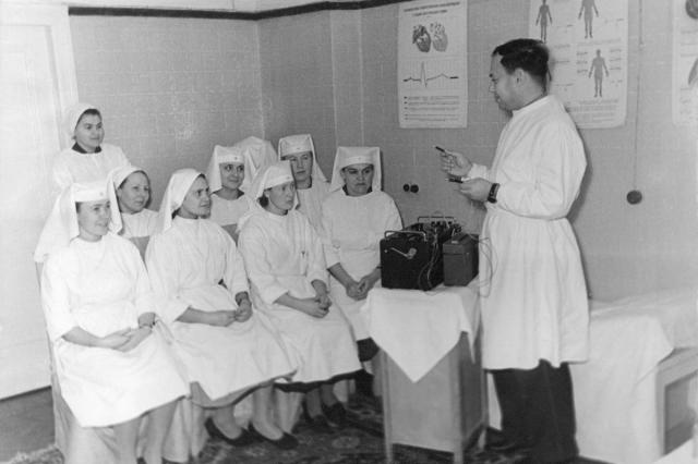1959 - Занятие по электрокардиографии